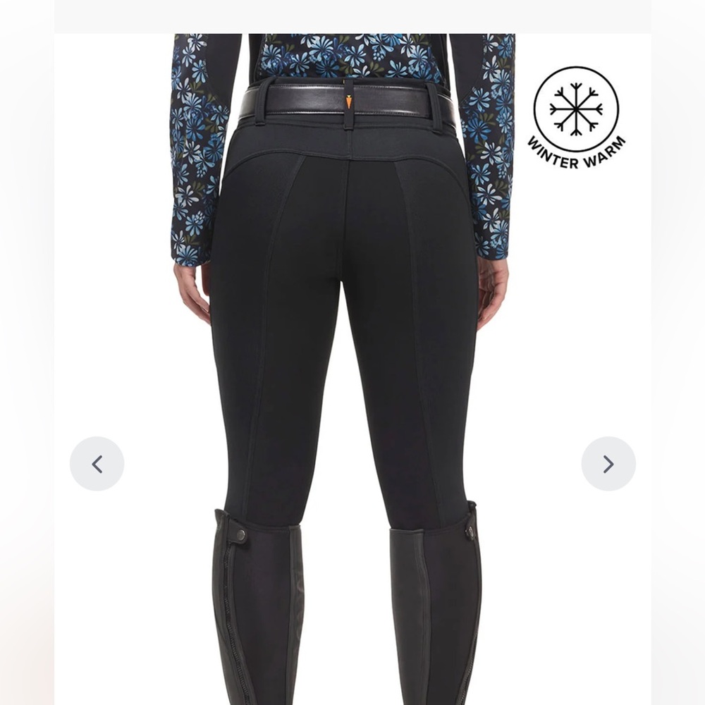 Kerrits Black Winter-Warm Riding Tights